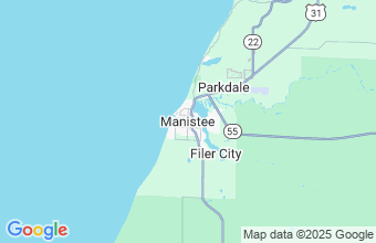 Map of Manistee