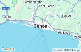 Map of Genoa