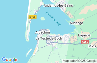 Map of Arcachon