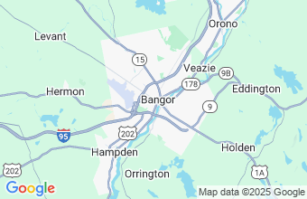 Map of Bangor