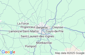 Map of Bergerac