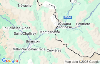 Map of Montgenevre