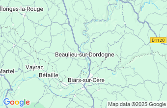 Map of Beaulieu Sur Drodogne