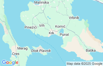 Map of Krk
