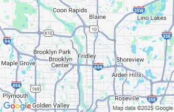 Map of Fridley