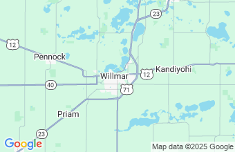 Map of Willmar
