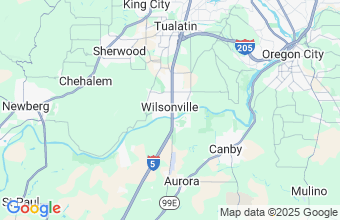 Map of Wilsonville