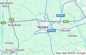 Map of Novara