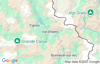 Map of Val D'Isere