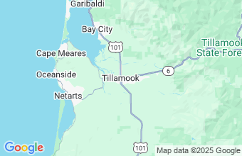 Map of Tillamook