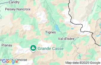 Map of Tignes