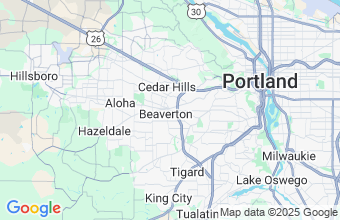 Map of Beaverton