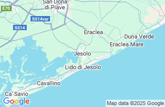 Map of JESOLO