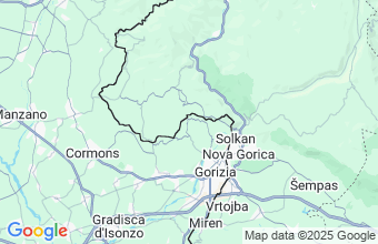 Map of San Floriano Del Collio