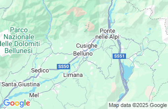 Map of Belluno