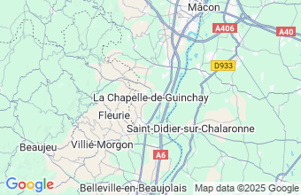 Map of La Chapelle De Guinchay