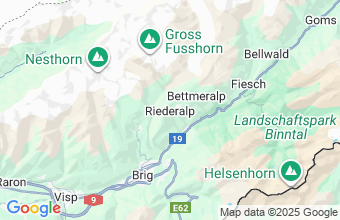 Map of Riederalp
