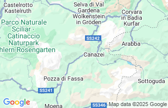 Map of Campitello Di Fassa