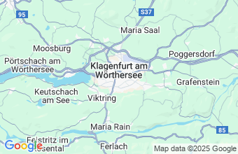 Map of Klagenfurt