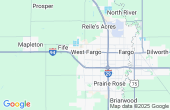 Map of West Fargo