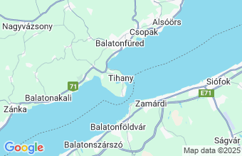 Map of Tihany