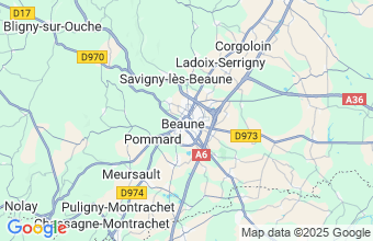 Map of Beaune