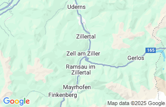 Map of Zell im Zillertal