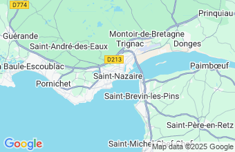 Map of ST NAZAIRE