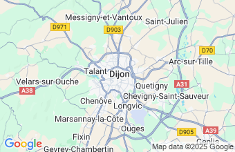 Map of Dijon