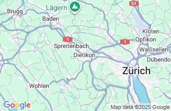 Map of Dietikon