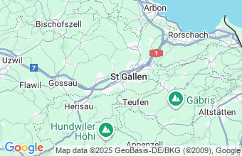 Map of St Gallen