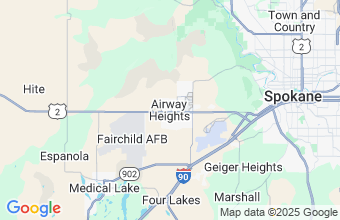 Map of Airway Heights