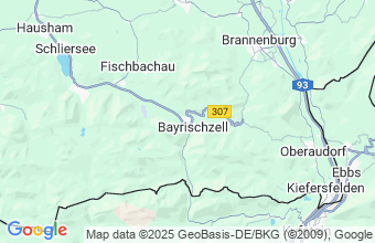 Map of Bayrischzell