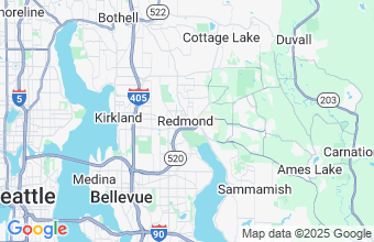 Map of Redmond