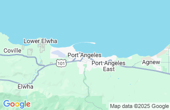 Map of Port Angeles