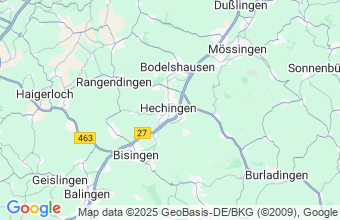 Map of Hechingen