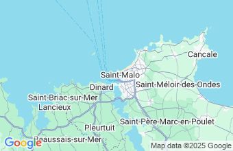 Map of Saint Malo