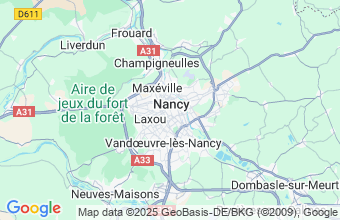 Map of Nancy