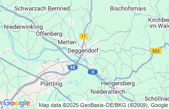 Map of Deggendorf
