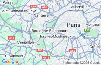 Map of Boulogne-Billancourt