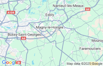 Map of Bailly-Romainvilliers