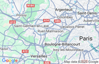 Map of Rueil-Malmaison