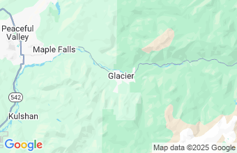 Map of Glacier