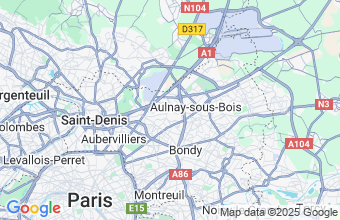 Map of Le Blanc Mesnil