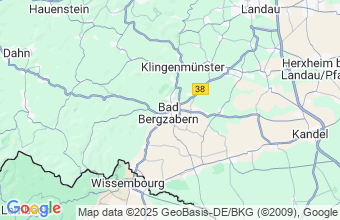 Map of Bad Bergzabern