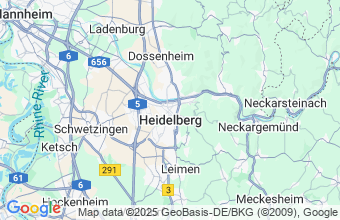 Map of Heidelberg