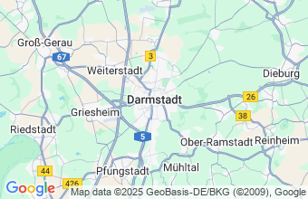 Map of Darmstadt