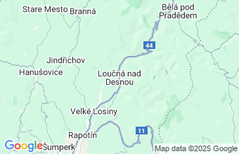 Map of Loucna nad Desnou