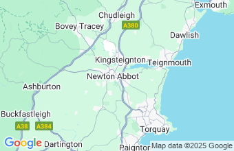 Map of Newton Abbot