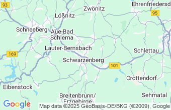 Map of Schwarzenberg